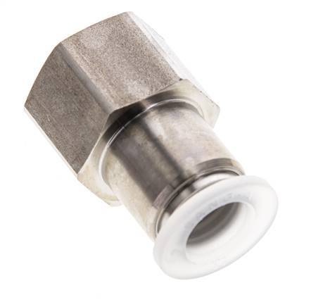 12mm x G1/2'' Steckverschraubung mit Innengewinde Edelstahl/PA EPDM/PTFE
