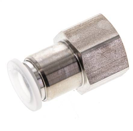 12mm x G1/2'' Steckverschraubung mit Innengewinde Edelstahl/PA EPDM/PTFE
