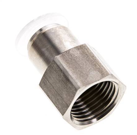 12mm x G1/2'' Steckverschraubung mit Innengewinde Edelstahl/PA EPDM/PTFE