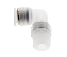 10mm x R3/8'' 90deg Winkel Steckverschraubung mit Außengewinde Messing FKM drehbar