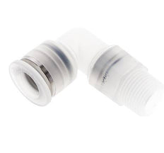 12mm x R3/8'' 90deg Elbow Push-in Fitting with Male Threads PA EPDM/PTFE Rotatable