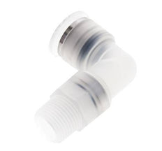 12mm x R3/8'' 90deg Winkel Steckverschraubung mit Außengewinde Messing FKM drehbar