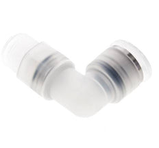 12mm x R3/8'' 90deg Winkel Steckverschraubung mit Außengewinde Messing FKM drehbar