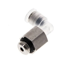 4mm x G1/8'' 90Grad Winkel-Steckverschraubung mit Außengewinde PA/Edelstahl EPDM drehbar