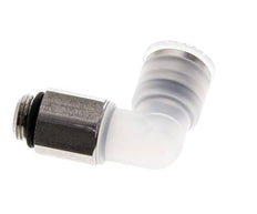 8mm x G1/8'' 90Grad Winkel-Steckverschraubung mit Außengewinde PA/Edelstahl EPDM drehbar