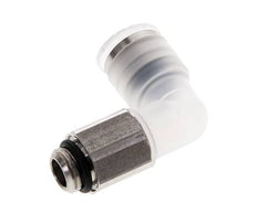 8mm x G1/8'' 90Grad Winkel-Steckverschraubung mit Außengewinde PA/Edelstahl EPDM drehbar