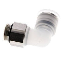 12mm x G3/8'' 90Grad Winkel-Steckverschraubung mit Außengewinde PA/Edelstahl EPDM drehbar