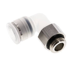 12mm x G3/8'' 90Grad Winkel-Steckverschraubung mit Außengewinde PA/Edelstahl EPDM drehbar