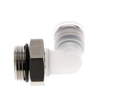 10mm x G1/2'' 90deg Winkel-Steckverschraubung mit Außengewinde PA/Edelstahl EPDM drehbar