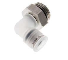 10mm x G1/2'' 90deg Winkel-Steckverschraubung mit Außengewinde PA/Edelstahl EPDM drehbar