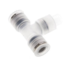 8mm x R1/8'' Inline Tee Push-in Fitting with Male Threads PA EPDM FDA Rotatable