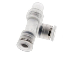 6mm x R1/8'' Right Angle Tee Push-in Fitting with Male Threads PA EPDM FDA Rotatable