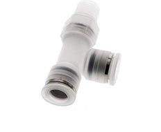 10mm x R1/4'' rechtwinkliges T-Stück Steckverschraubung mit Außengewinde Messing/PA 66 NBR drehbar