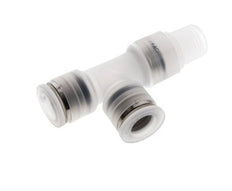 10mm x R1/4'' rechtwinkliges T-Stück Steckverschraubung mit Außengewinde Messing/PA 66 NBR drehbar