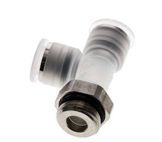 12mm x G1/2'' rechtwinkliges T-Stück Steckverschraubung mit Außengewinde PA/Edelstahl EPDM FDA drehbar