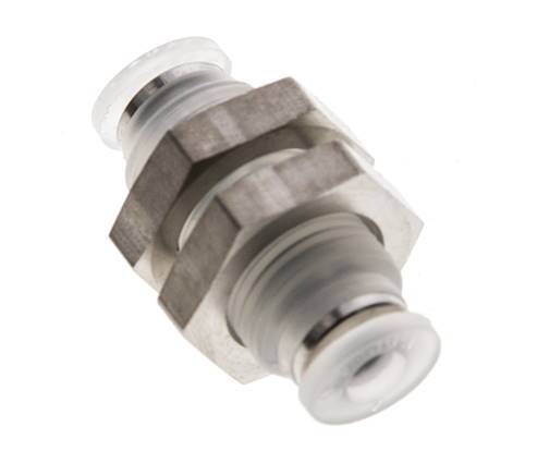 4mm Steckverschraubung PA EPDM/PTFE Bulkhead