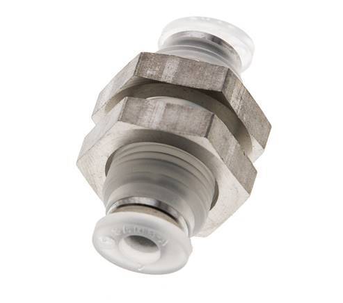 4mm Steckverschraubung PA EPDM/PTFE Bulkhead