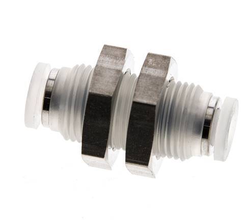 4mm Steckverschraubung PA EPDM/PTFE Bulkhead