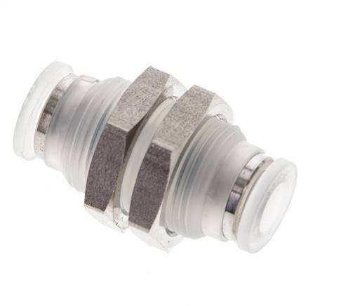 6mm Steckverschraubung PA EPDM/PTFE Bulkhead