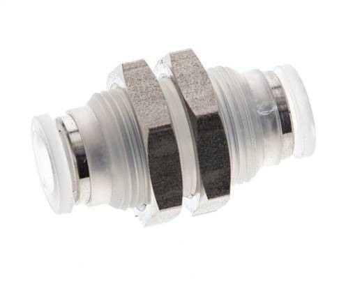 6mm Steckverschraubung PA EPDM/PTFE Bulkhead