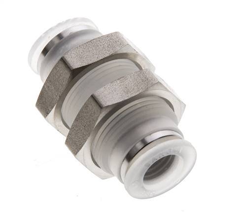 8mm Steckverschraubung PA EPDM/PTFE Bulkhead