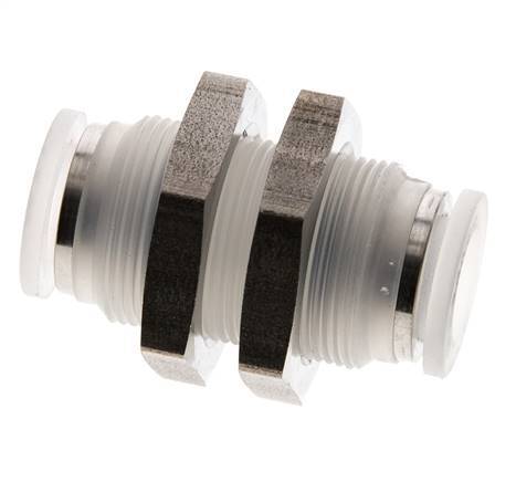 10mm Steckverschraubung PA EPDM/PTFE Bulkhead