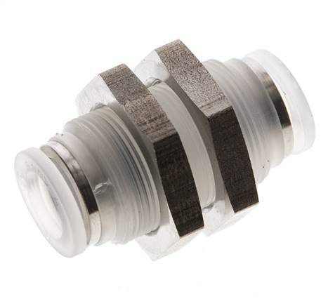 10mm Steckverschraubung PA EPDM/PTFE Bulkhead