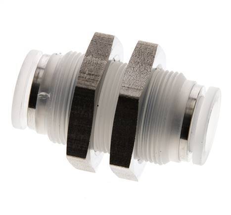 10mm Steckverschraubung PA EPDM/PTFE Bulkhead