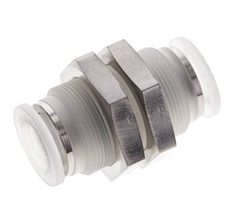 12mm Steckverschraubung PA EPDM/PTFE Bulkhead