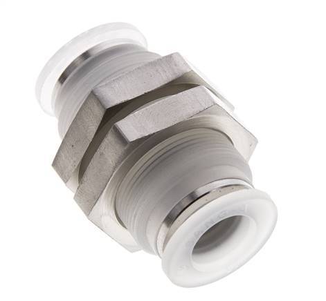 12mm Steckverschraubung PA EPDM/PTFE Bulkhead