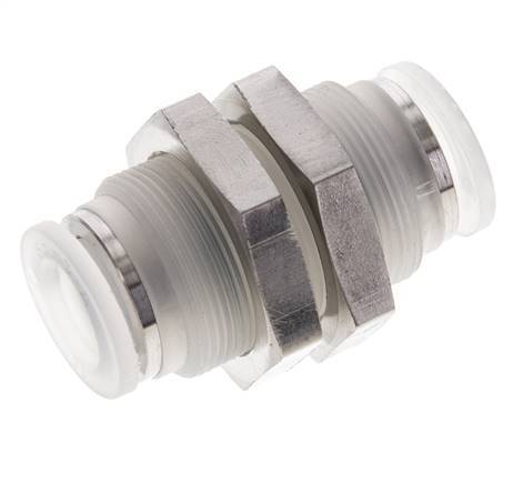 12mm Steckverschraubung PA EPDM/PTFE Bulkhead