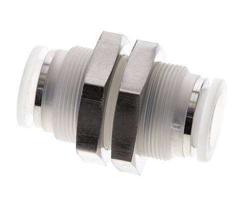 12mm Steckverschraubung PA EPDM/PTFE Bulkhead