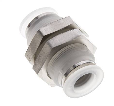 12mm Steckverschraubung PA EPDM/PTFE Bulkhead
