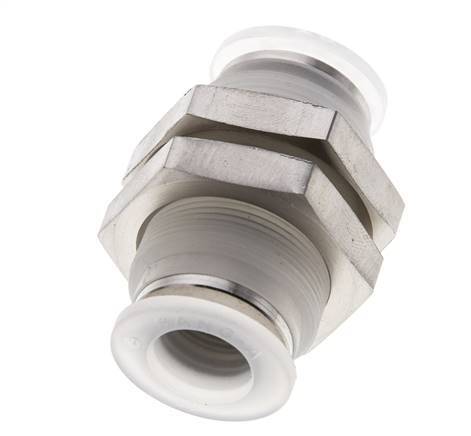 12mm Steckverschraubung PA EPDM/PTFE Bulkhead