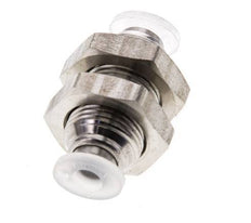 4mm Steckverschraubung Edelstahl/PA EPDM/PTFE Bulkhead