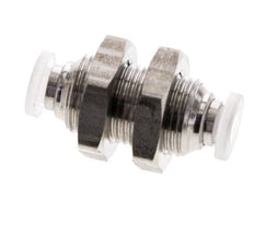 4mm Steckverschraubung Edelstahl/PA EPDM/PTFE Bulkhead