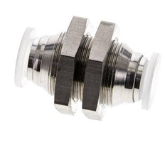 10mm Steckverschraubung Edelstahl/PA EPDM/PTFE Bulkhead