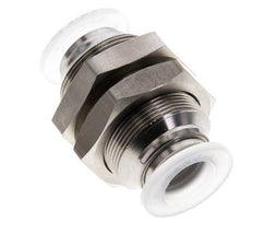 12-mm-Steckverschraubung Edelstahl/PA EPDM/PTFE Bulkhead