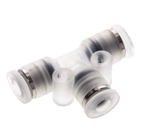 4mm T-Stück Steckverschraubung PA 66 NBR
