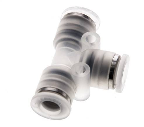 6mm T-Stück Steckverschraubung PA 66 NBR