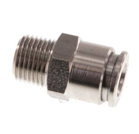 6mm x R1/8'' Steckverschraubung mit Außengewinde Edelstahl FKM