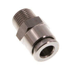 6mm x R1/8'' Steckverschraubung mit Außengewinde Edelstahl FKM