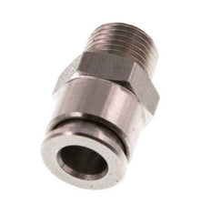 6mm x R1/8'' Steckverschraubung mit Außengewinde Edelstahl FKM