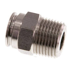 10mm x R3/8'' Steckverschraubung mit Außengewinde Messing FKM