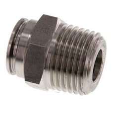 12mm x R1/2'' Steckverschraubung mit Außengewinde Messing FKM