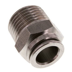 12mm x R1/2'' Steckverschraubung mit Außengewinde Messing FKM
