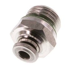 4mm x G1/4'' Push-in Fitting with Male Threads Stainless Steel FKM