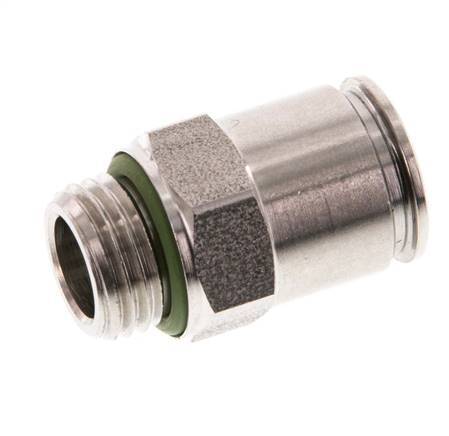 10mm x G1/4'' Steckverschraubung mit Außengewinde Messing FKM