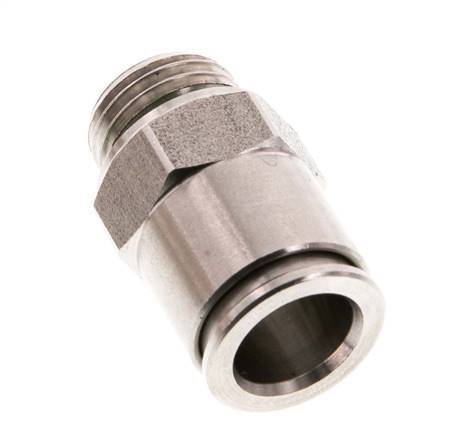 10mm x G1/4'' Steckverschraubung mit Außengewinde Messing FKM