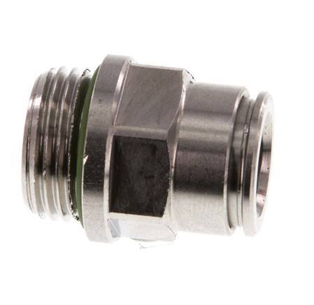 10mm x G3/8'' Steckverschraubung mit Außengewinde Messing FKM
